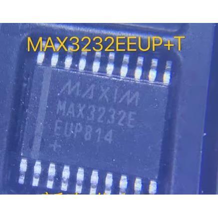MAX3232EEUP+T MAXIM RS232 TSSOP-20 协议收发器全双工2/2驱动器