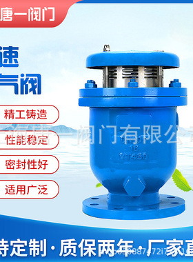 复合式高速进排气阀 法兰管道自动清水工业排气阀 FGP4X厂家供应