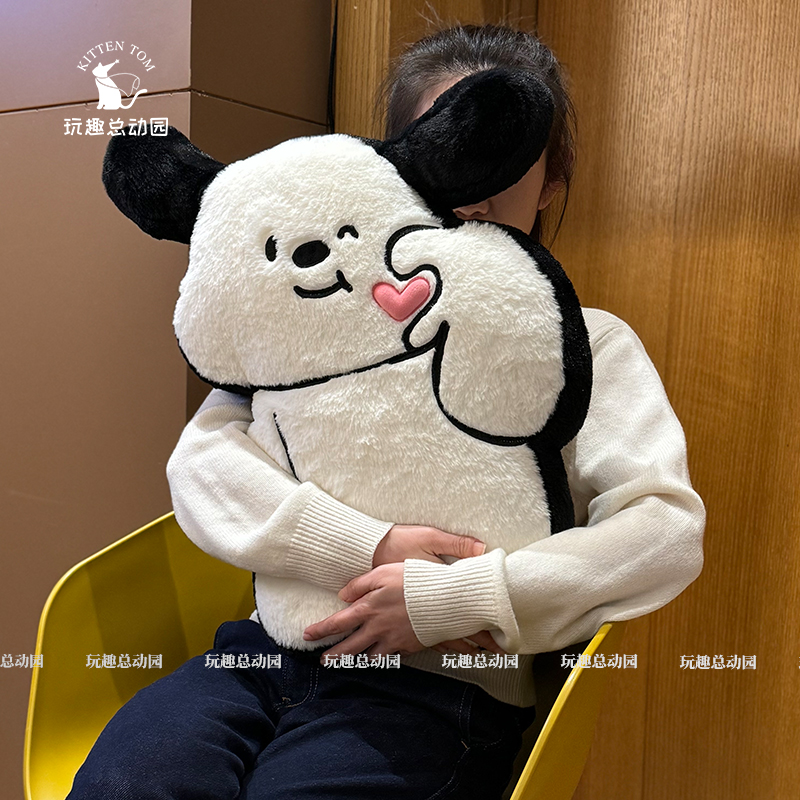 原创比心抱枕毛绒玩具比耶玩偶沙发靠枕床头靠垫客厅装饰车载枕头