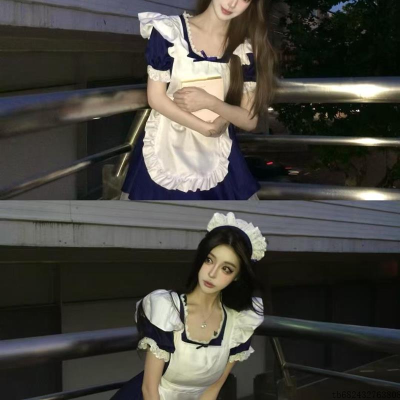 天使女仆-日系软妹可爱连衣裙女佣围裙动漫二次元COS服洛丽塔套装