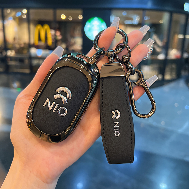 速发新款蔚来7s6套et5 et7es7 ece e6c es8简约金属高级扣男