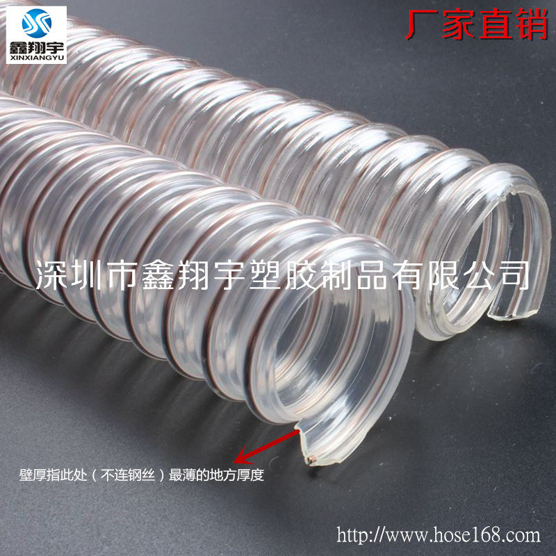 速发壁/1.5mm重型聚氨脂钢丝缠绕管/印管机通风刷/扫路厚除尘车吸