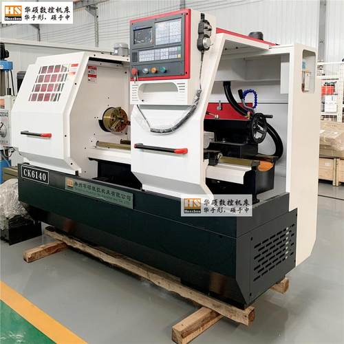 现货供应广数980系统ck6140液压卡盘数控车床主轴无级变速