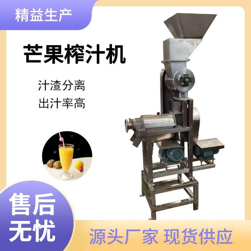 工业用芒果去核榨汁机草莓柠檬柚子菠萝收汁机芒果汁苹果汁生产线