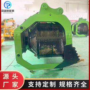 液压驱动挖机筛分斗管道回填滚筒筛分笼筛沙用旋转分离斗