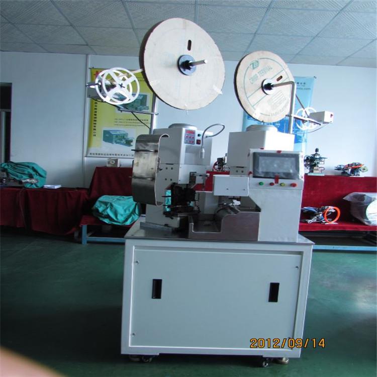 全自动单头打端机 双头端子压接机 两端压着机 自动端子机