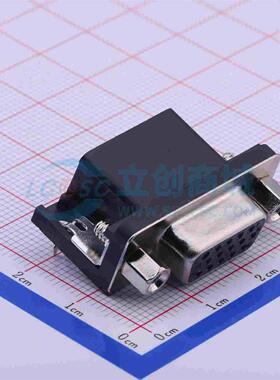 D-Sub连接器 D-DMRH15PF-E006 弯插 15P 母 3排DB15 Ckmtw/灿科盟