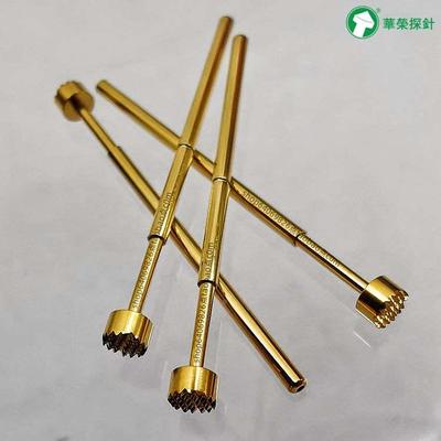 3MM头探针 PA100-H6测试针 原装华荣弹簧针 32爪梅花大头 100MIL