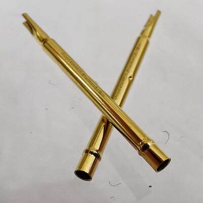 1.7中号探针套 R160-2S测试针管 160MIL华荣针筒 24.5MM配用针座