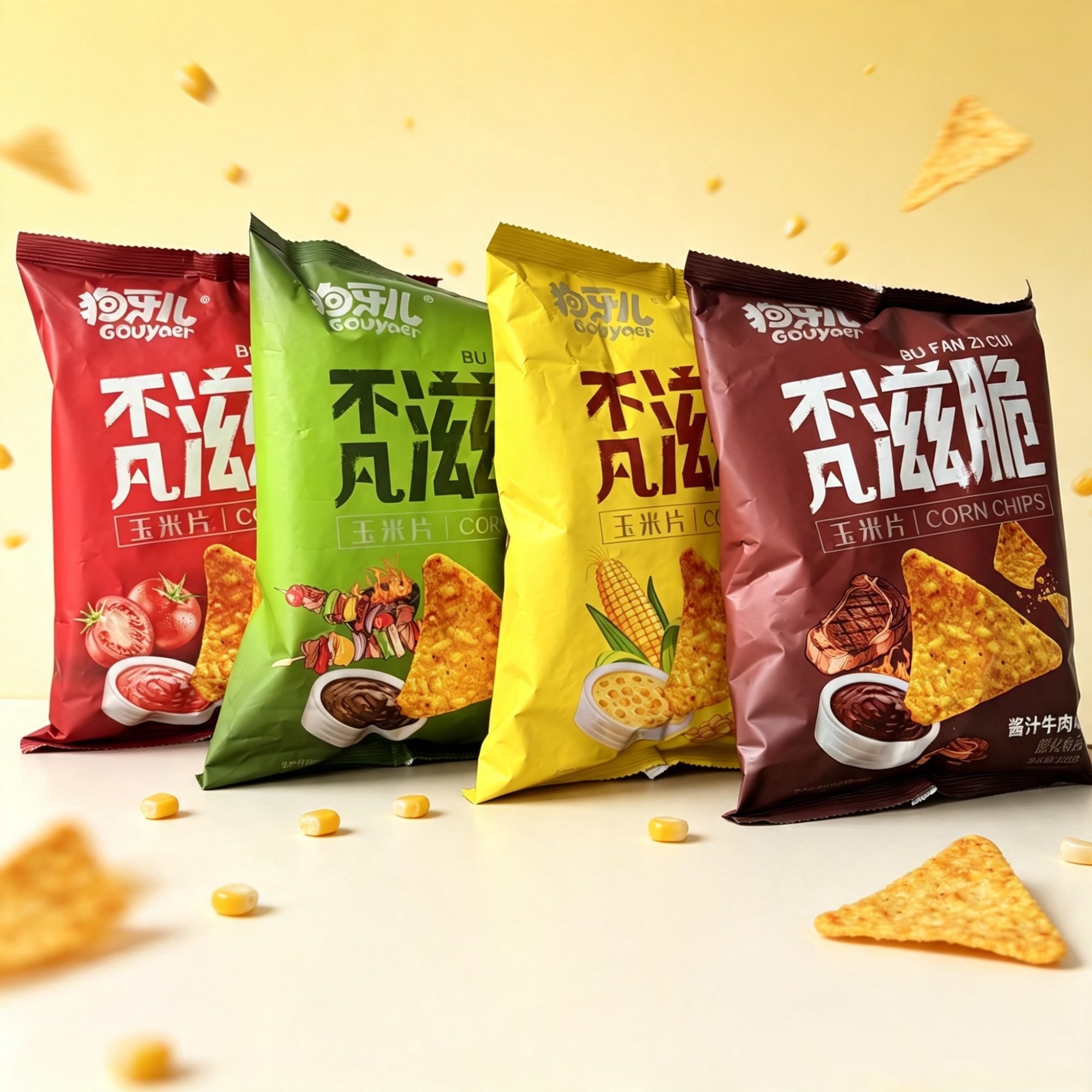 狗牙儿不凡滋脆玉米脆片158g
