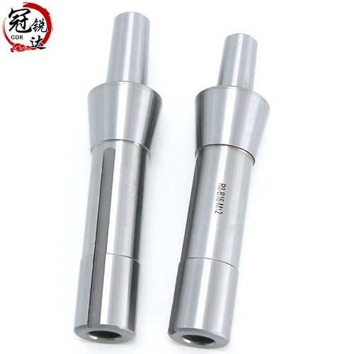 R8锥度钻夹头连接杆B16 B18 B22炮塔铣床吊杆刀柄公制M12英制7/16