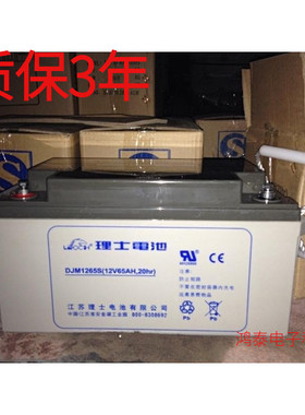 理士DJM1265蓄电池 理士12V65AH UPS电源蓄电池 质保三年 足量