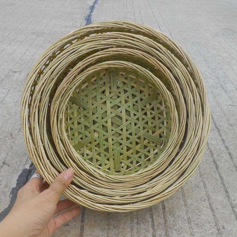竹编制品竹筐 馍筐 果盘 干果盘 竹篓 竹箩 竹篮 水果篮,包装,五金配件包装,淘宝优惠券,粉丝福利购,淘宝优惠卷