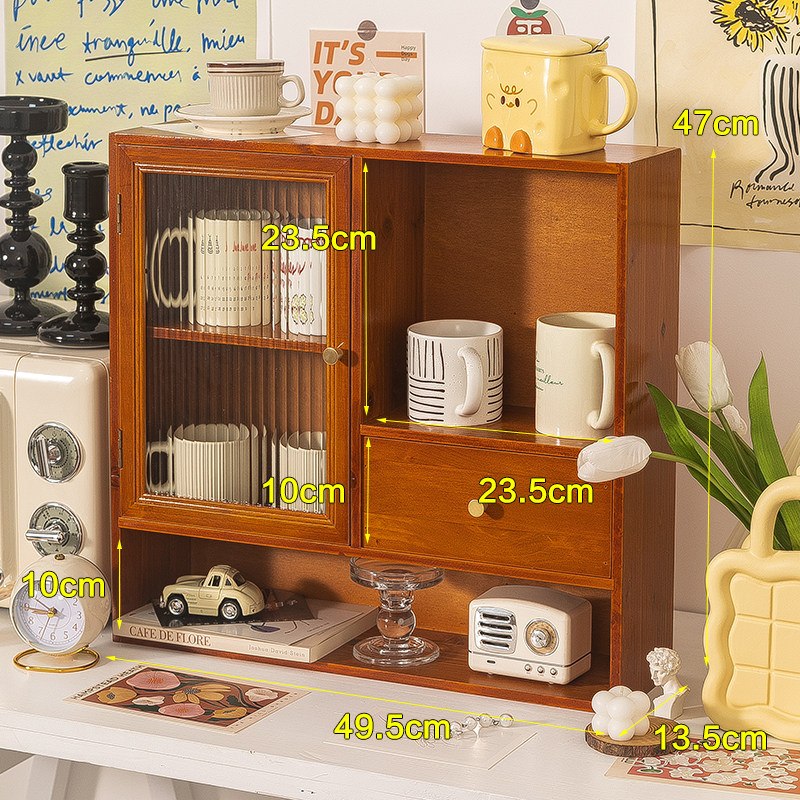 杯子置物架桌面抽屉式收纳盒办公室杂物整理柜茶杯茶具实木展示架,个性定制/设计服务/DIY,明信片定制,淘宝优惠券,粉丝福利购,淘宝优惠卷