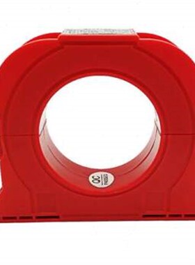 开口式开合式圆形零序互感器0-1500A剩余电流互感器2000:1红色绞