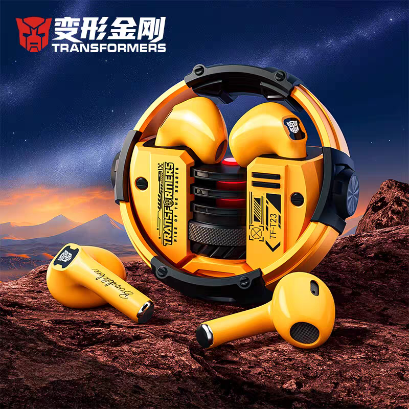 变形金刚超能星环蓝牙耳机入耳式游戏电竞降噪T23低延迟2025新款