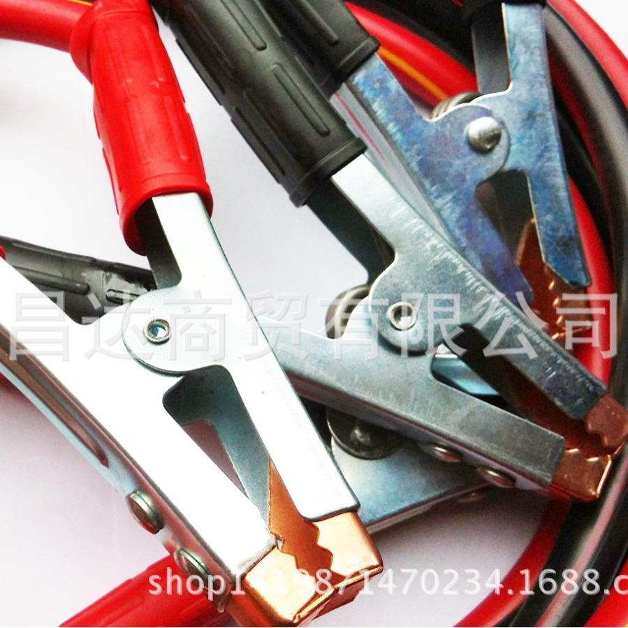 爆款2M超值汽车电瓶夹线应急电瓶搭火线电瓶线电源线电池防漏电