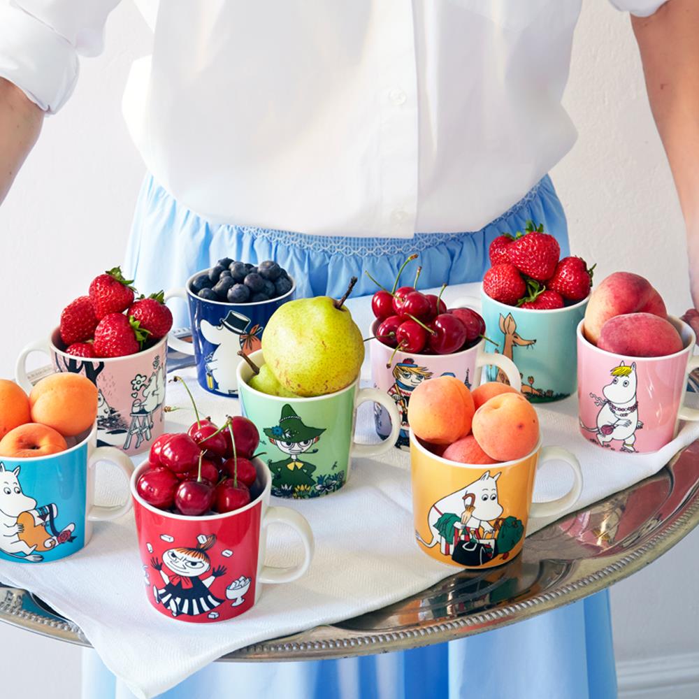 芬兰Arabia姆明Moomin马克杯陶瓷水杯儿童奶杯手绘卡通动漫咖啡杯