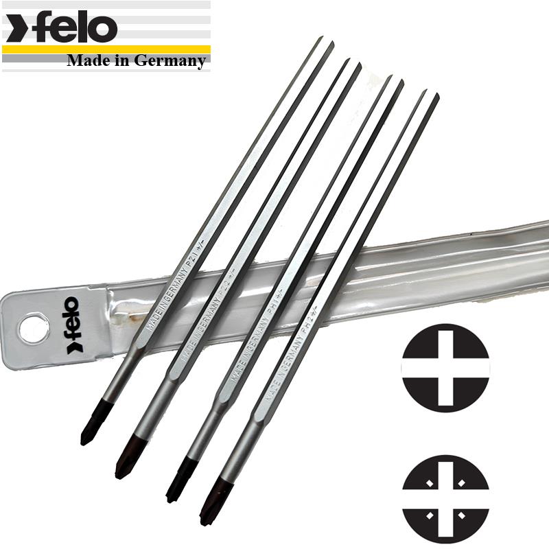德国飞龙FELO加长170mm空开继电器专用螺丝批头米十一字PH PZ/S