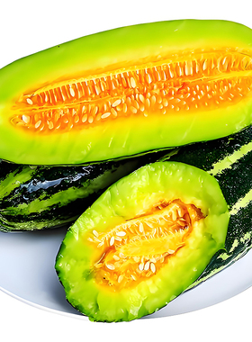 方震四季种香瓜种子高产庭院阳台甜掉牙甜瓜种子冰糖甜瓜种子