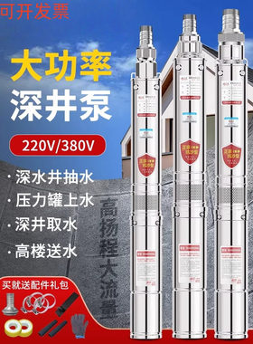 丹麦进口格兰富深井泵潜水泵抽水