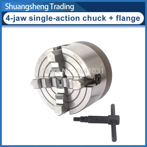 125mm 4-ejaw single-action chuck+flange K72 is suitable for