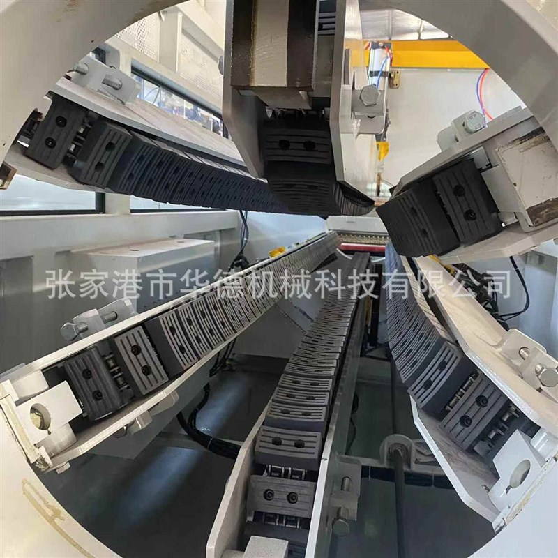 PVC PE315-630塑料管材三六C爪牵引机 伺服橡胶块牵引机 塑机辅机