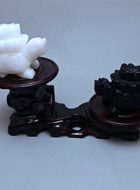 钱龟长康石雕摆件m2025年蛇年东北方位吉祥物摆设一对价