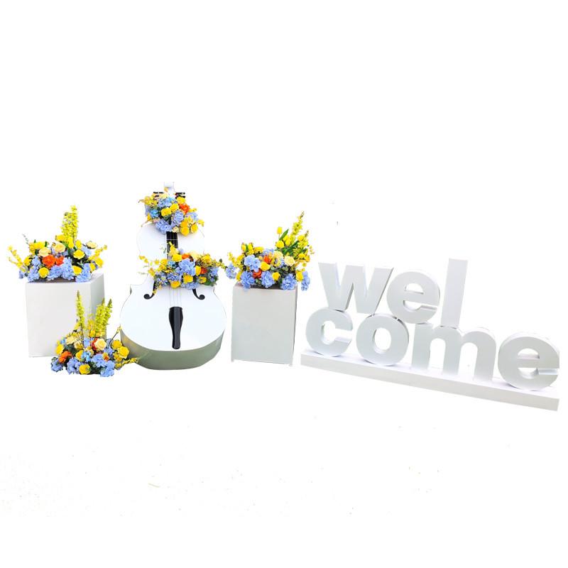 网红打卡户外景观花园庭院造景z雕塑摆件金属大提琴简约居家装饰