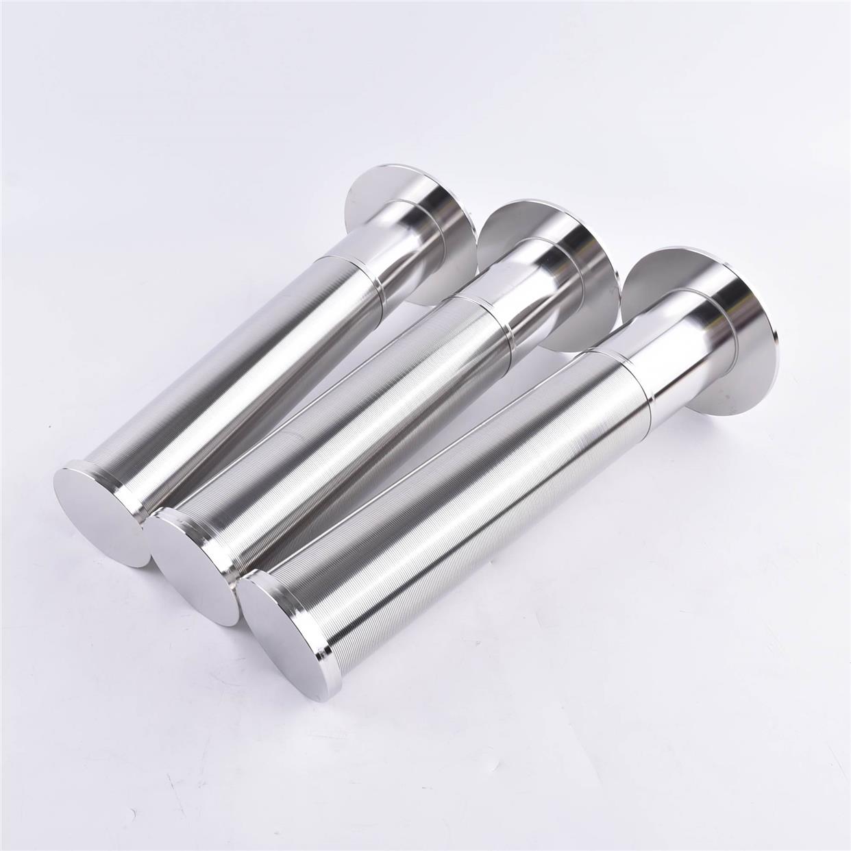 定制316L约翰逊网滤芯不锈钢楔形网滤芯反卷缠绕丝筛管固液分离机