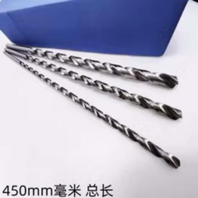 加长钻头直柄麻花钻头 HSS高速钢加长钻8/9/10/11/12/13/14/450mm