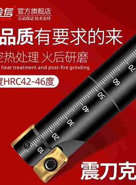 数控铣刀杆300抗震1135加工中心1604方肩20直角17bap25开粗400R16