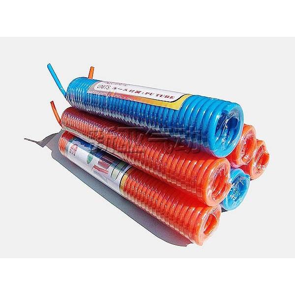 弹簧管TPU8*5/6X4/10X6.5/12X8/6M/9M/12M/15米伸缩管8MM空压气管