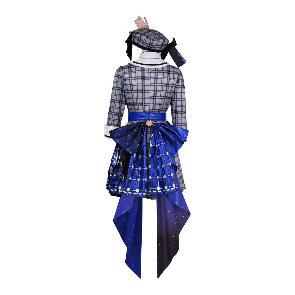 H像olrlive虚拟偶vtouobe星街彗星pcslay格子打歌服cos裙