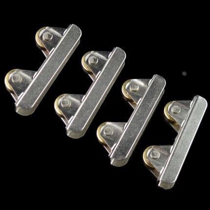 橱柜玻璃门滑轮柜子书柜推拉移门轮子柜台滚轮5-6mm玻璃用趟门窗