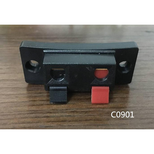 。镀金 高端音箱 两位 喇叭夹 音箱线夹 接线夹 音频线夹/面板夹