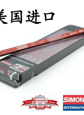 美国原装进口SIMONDS锯条木工锯片手工钢锯弓木锯双金属18齿/24齿