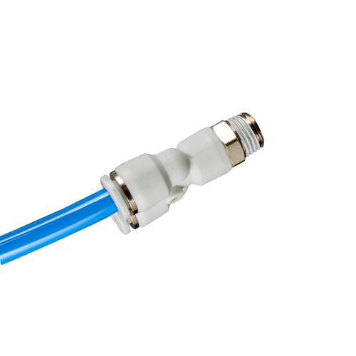 白色气动接头PX8-1Y型三通螺纹PX6-01/PX8-02/10-03/12-04