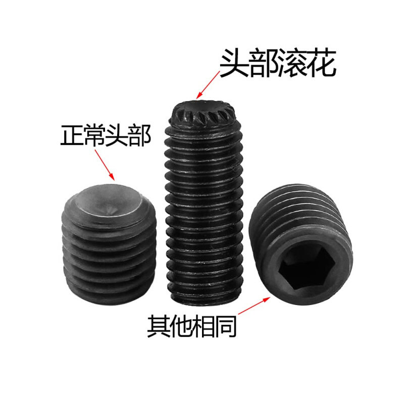 。12.9级英美制凹端细牙内六角紧定止付无头机米螺丝钉4#-40 1/4-,农机/农具/农膜,灌溉工具,淘宝优惠券,粉丝福利购,淘宝优惠卷