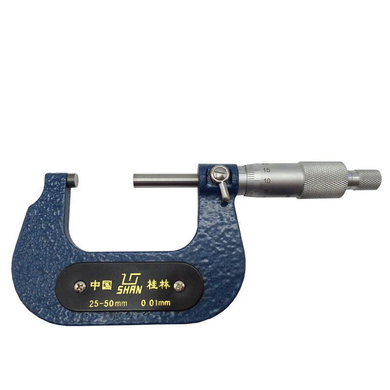 。桂林量具 外径千分尺螺旋测微器 0-25/25-50/200-225 规格齐全