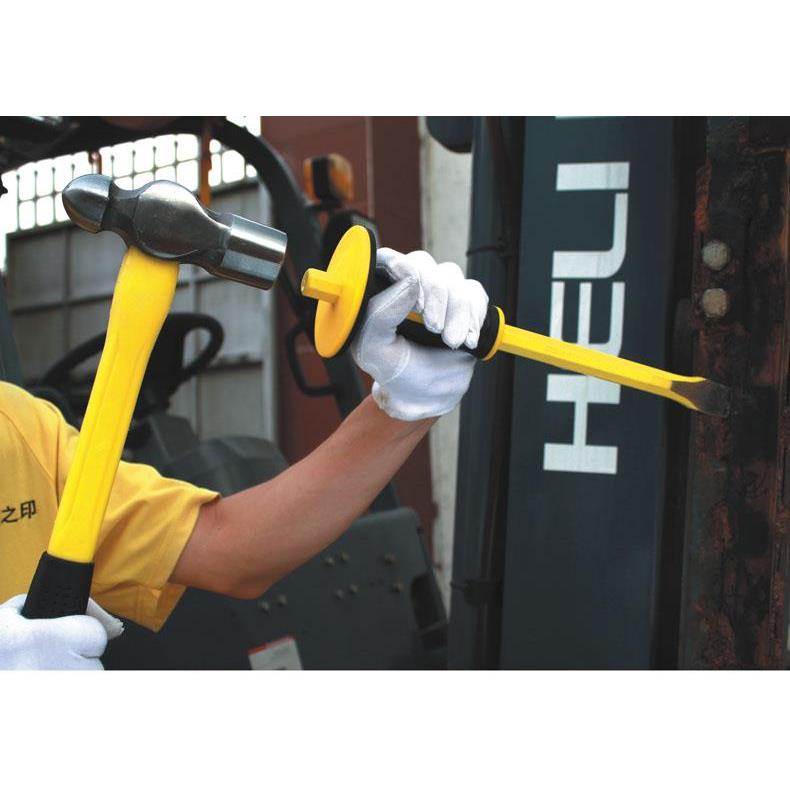 鹰之印工具 胶柄八角钢扁凿钢尖凿 凿铁石工凿 凿石头水泥