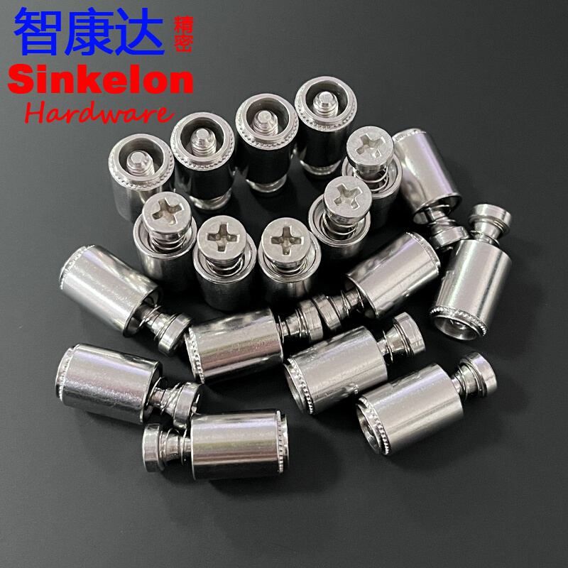 。不锈钢松不脱螺丝 面板紧固件高强度螺柱弹簧螺钉 PFC2P M3M4M5