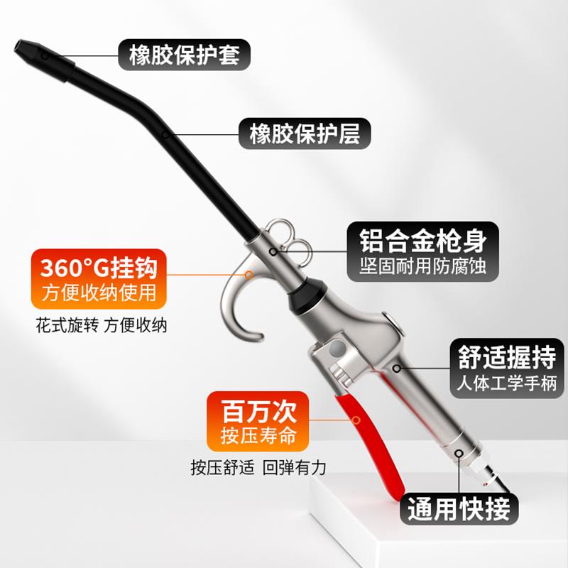 高压吹气尘枪气泵吹灰枪风枪吹气工具空压机除尘枪吹风枪喷枪气动