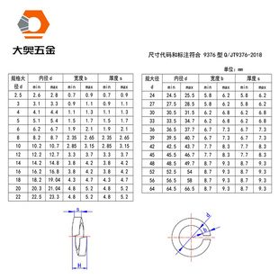 弹垫GB93碳钢蓝白锌垫圈M12M14M16M18M20M22M24M27M30M33M36M39