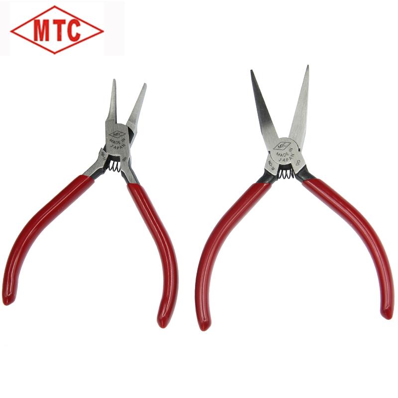 日本MTC原装进口无牙扁嘴钳平口钳无齿尖嘴钳子光滑平滑MTC-11 18