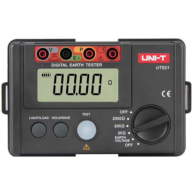 优利德UT521/UT522数字式接地电阻测试仪防雷接地电阻测试仪数显