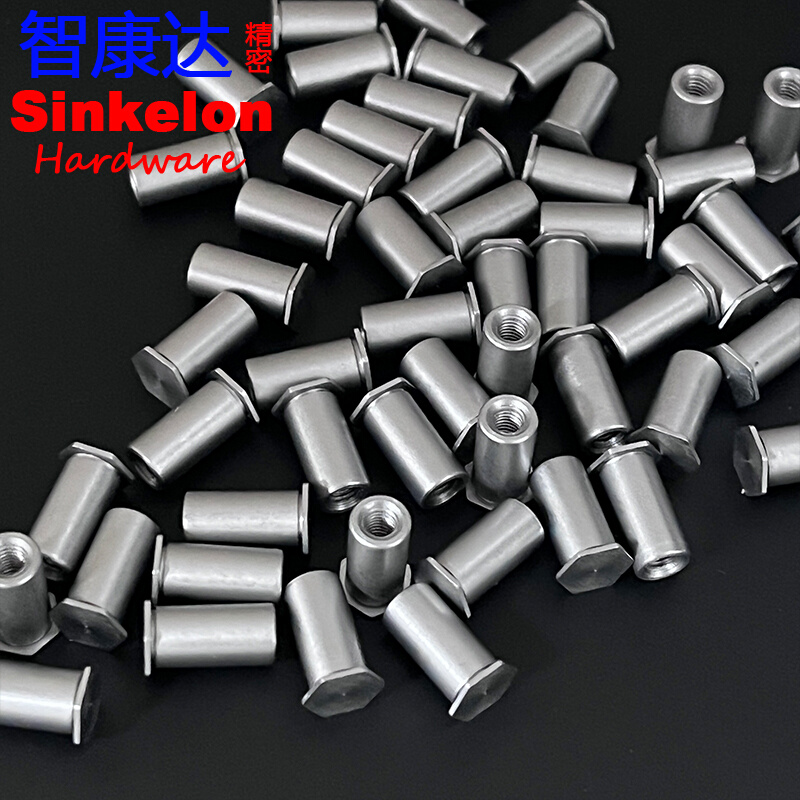 。416高强度硬化不锈钢盲孔压铆螺柱压板BSO4 3.5M3*3*4*5*~50孔5