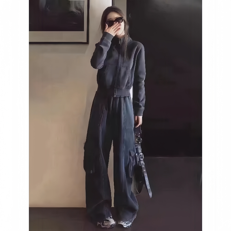 2025秋季新款又a飒美拉德两件套