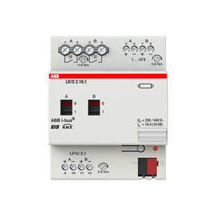 ABB 10V 日光灯调光器2路16A BUS照明系统KNX 2.16.1