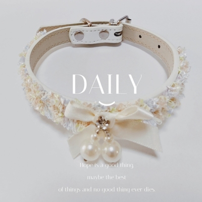 秋冬小香风蝴蝶结项圈